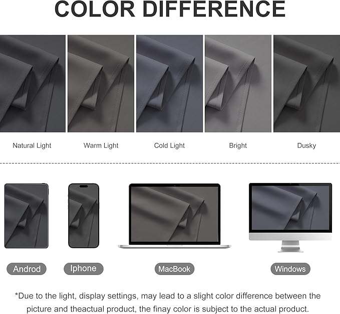 RYB HOME Extra Wide Outdoor Curtains - Image 7
