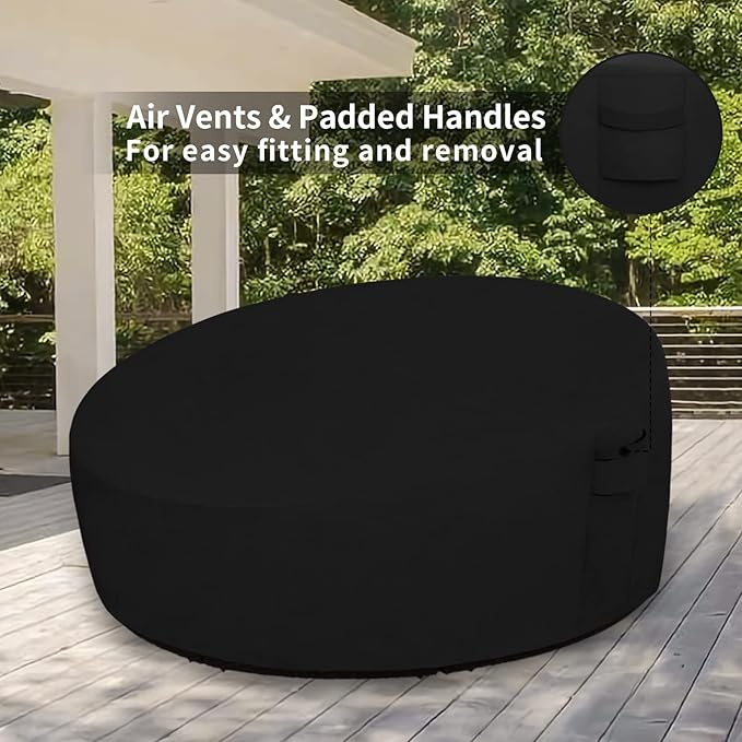 Easy-Going Heavy Duty 600D Outdoor Daybed Cover 92 Inch UV Resistant Patio - Image 5