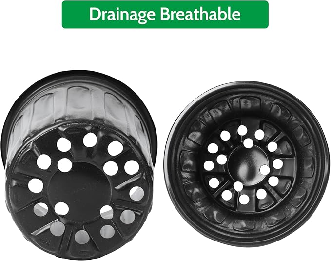 JERIA 100-Pack 1 Gallon Flexible Plant Nursery Pots - Image 5