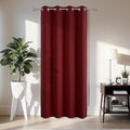 Joydeco Blackout Door Curtain for Doorway Privacy 96 Inches Long, Grommet by JOYDECO