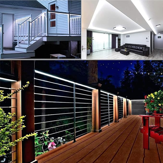 50ft 360 LED Rope Lights Outdoor, Connectable and Flexible Tube Lights - Image 7