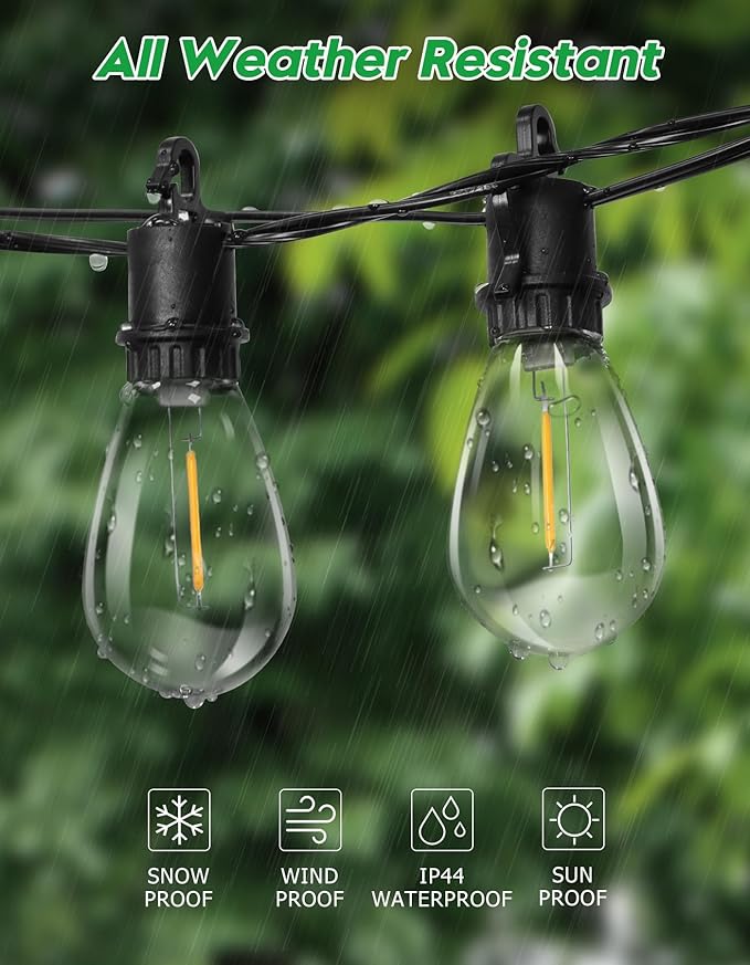 200FT Outdoor String Lights - Image 3