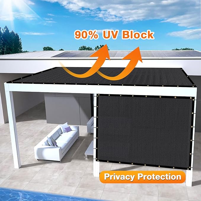 Artpuch Outdoor Pergola Shade Cover 17x22 FT Sun Shade Cloth - Image 3