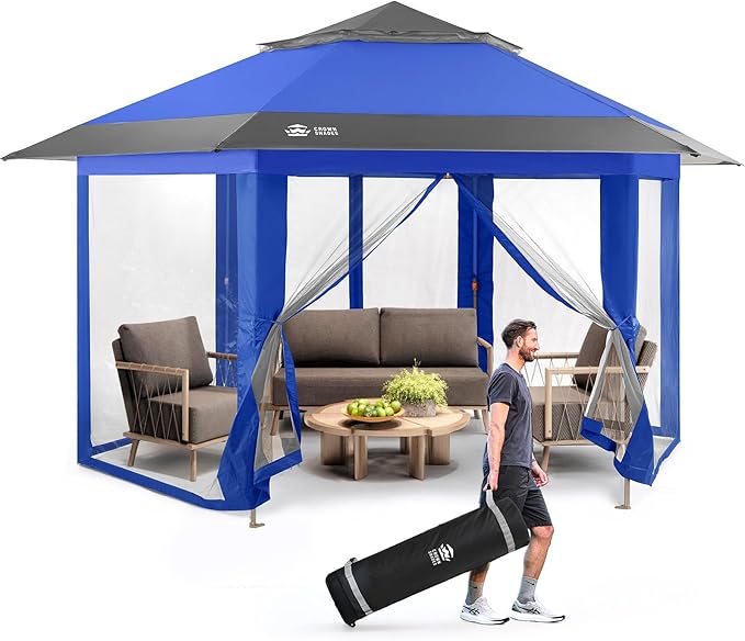 CROWN SHADES 12x12 Pop Up Gazebo by CrownShades