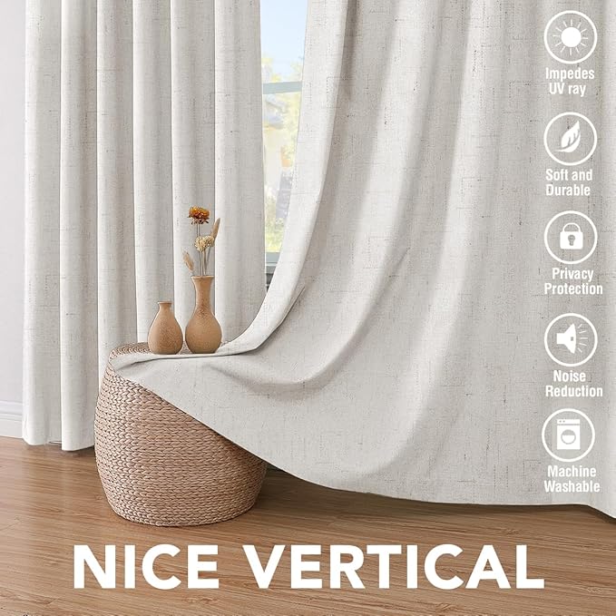 H.VERSAILTEX Ivory Blackout Curtains - Image 7