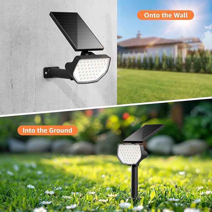 Lepro Solar Decorative Spot Lights 4 Pack, Cool White Modern Accent Lights - Image 7