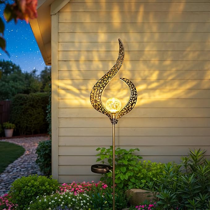 Outdoor Garden Gifts Solar Lights Stake Waterproof, Mothers Day Gifts Mom - Image 5