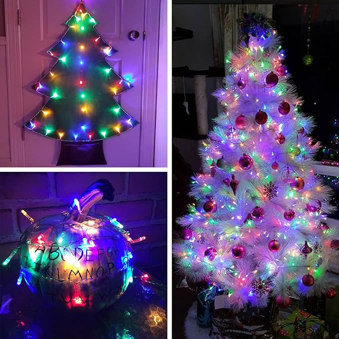 Cool White to Multicolor Color Changing 200 LED 66FT Connectable Christmas - Image 9