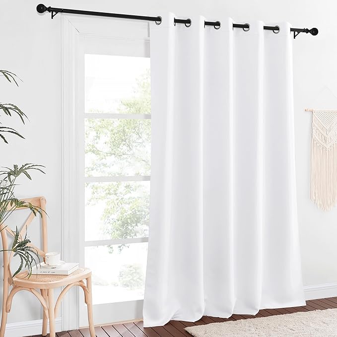 NICETOWN Sliding Door Window Treatment Blackout Patio Door Curtain Panels - Image 8