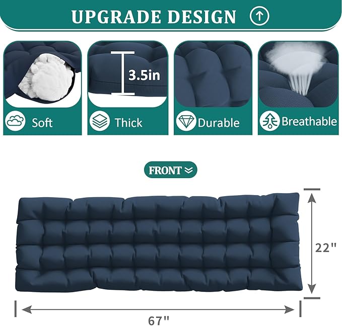 UDPATIO Oversized Zero Gravity Chair 29In XL Patio Reclining Chair - Image 3