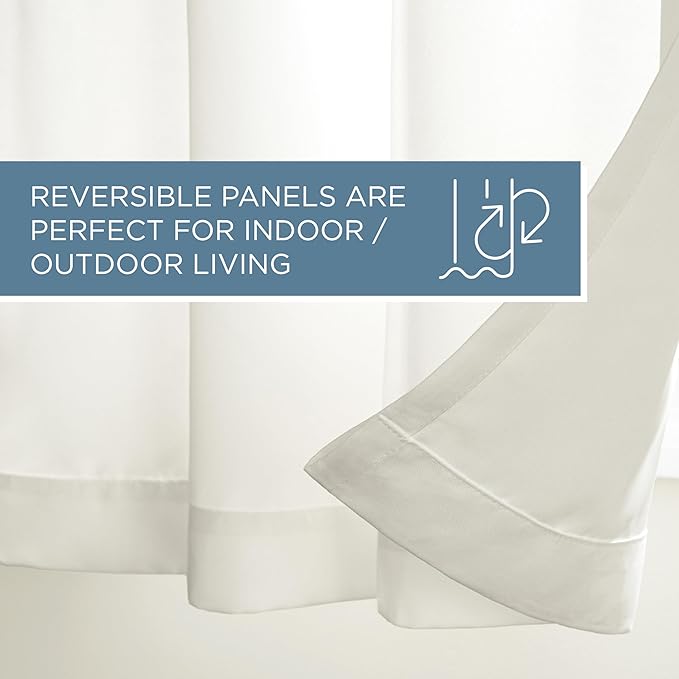 TOWN & COUNTRY BASICS Heavyweight Vanilla Grommet Curtain | Light Filtering | - Image 6