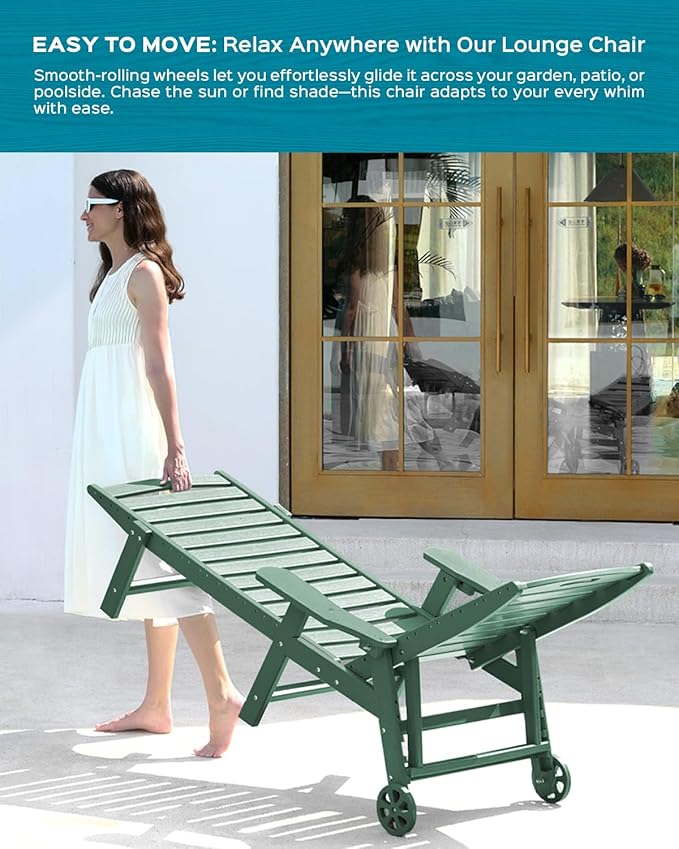 Ciokea Lounge Chair Outdoor, Oversized Chaise Lounge Chair - Image 6
