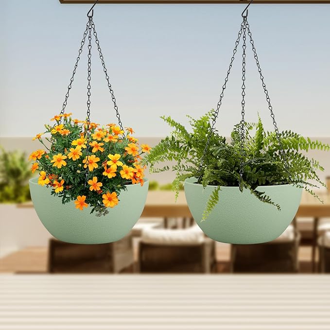10 inch Hanging Planters Plant Pots - Image 6