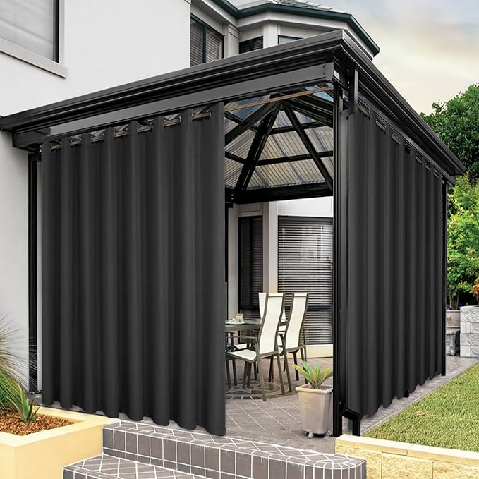 BONZER Waterproof Indoor/Outdoor Curtains by Bonzer