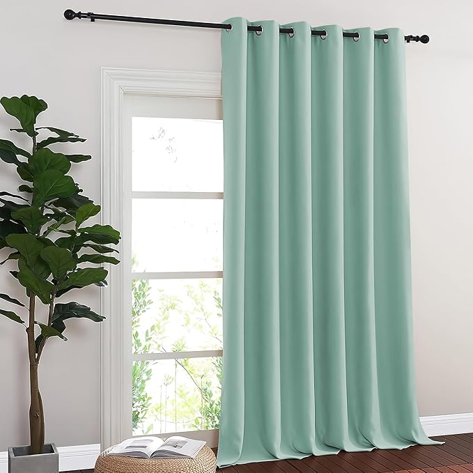 NICETOWN Blackout Sliding Glass Door Curtains, Room Darkening Thermal Insulated - Image 7