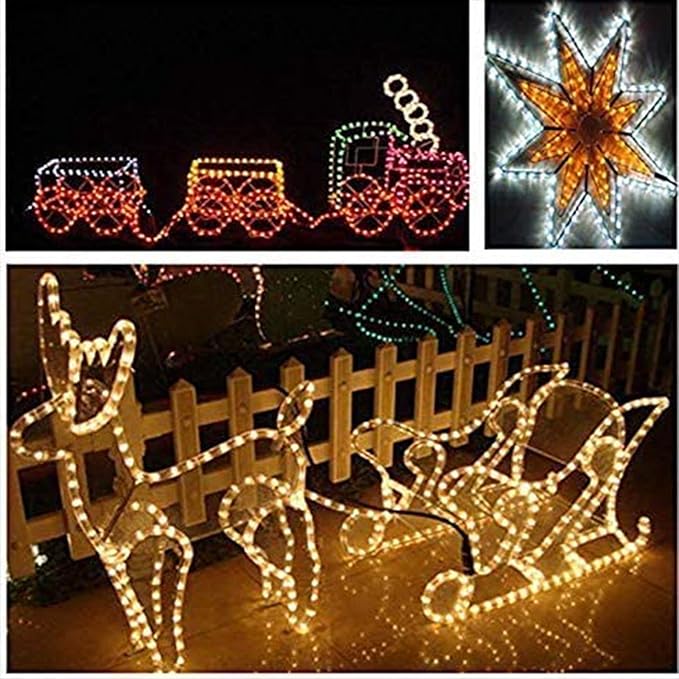 100ft LED Rope Lights Outdoor, 720 LED Connectable and Flexible Tube Lights - Image 6