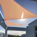 SUNNY GUARD Custom Size 14'x14'x14' Peach Fuzz Sun Shade Sail Triangle UV Block by SUNNYGUARD