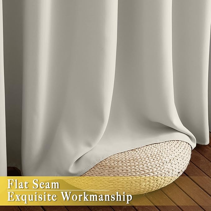 NICETOWN Natural Blackout Curtains - Image 7