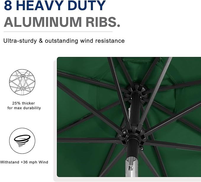 ABCCANOPY 10FT Durable Solar Led Patio Umbrellas - Image 6