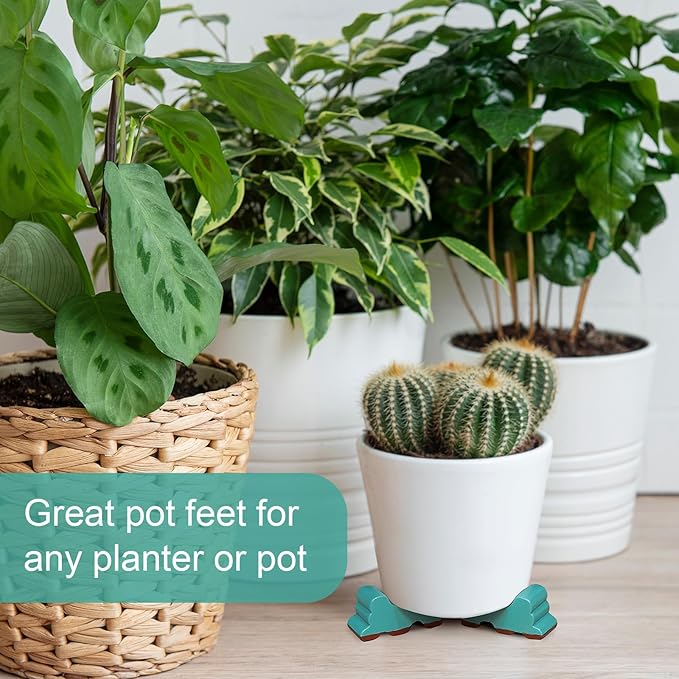 Kigeli 6 Pcs Resin Garden Pot Feet - Image 5