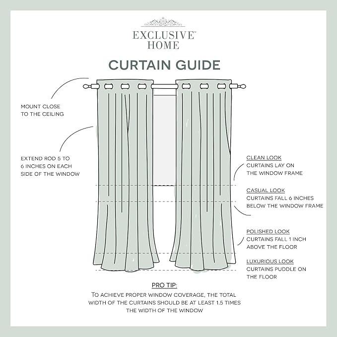 Exclusive Home Canopy Stripe Indoor/Outdoor Grommet Top Curtain Panel, Sunbath - Image 7
