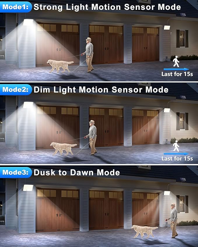 Outdoor Solar Lights, Split Solar Motion Sensor Outdoor Lights - Image 3