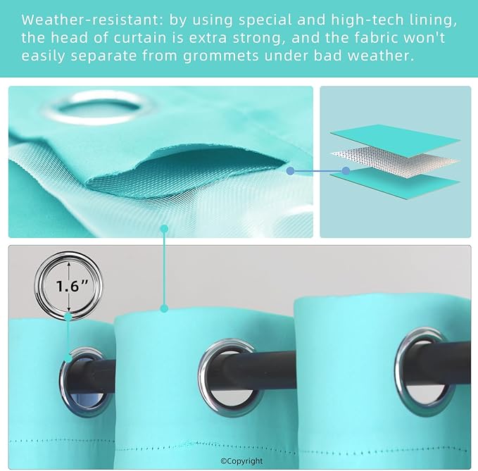 Water Proof Outside Curtains - Image 3