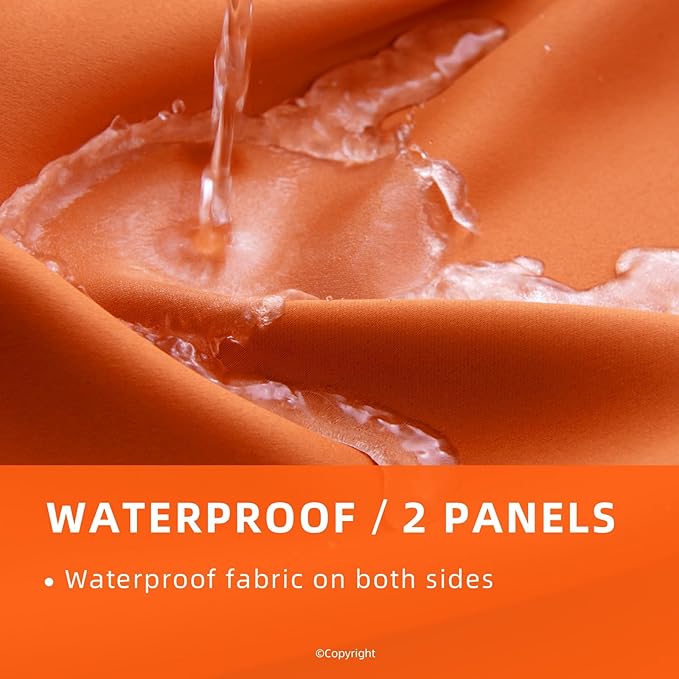 Waterproof Outdoor Curtain W84 x L120 - Image 2