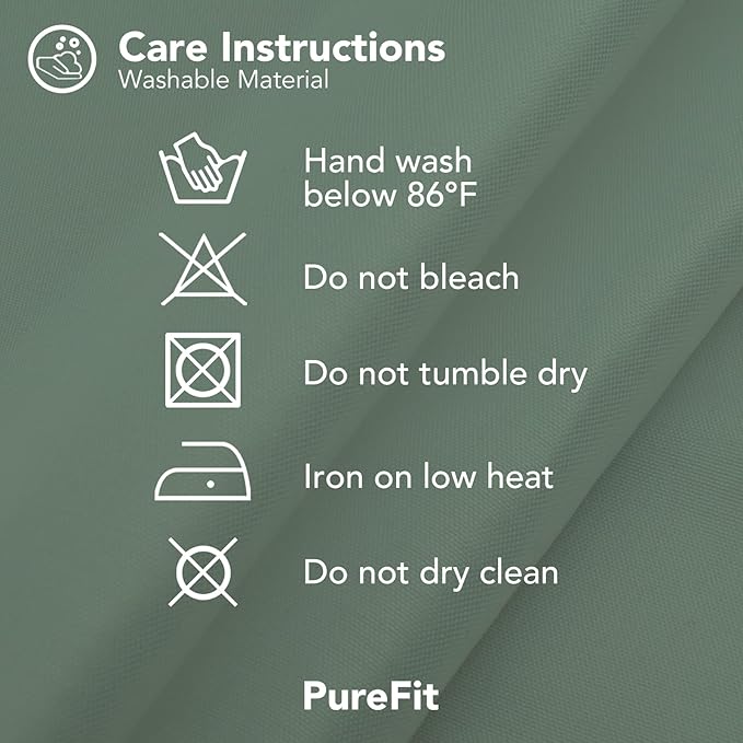 PureFit Outdoor Curtains for Patio Waterproof Weatherproof, UV Resistant - Image 7