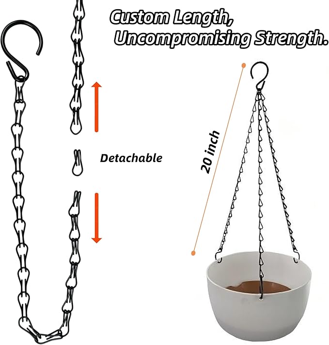 20 Inch Hanging Baskets Chain, Hanging Chains - Image 4