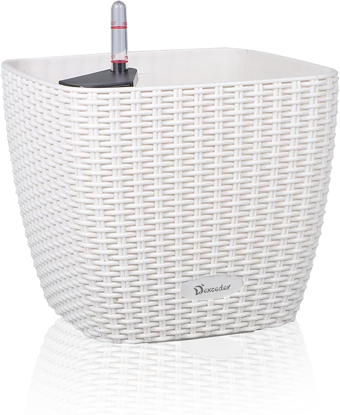 Dexceder 11x10 Self Watering Planter Indoor Outdoor, Inner Mat Design, by Dexceder