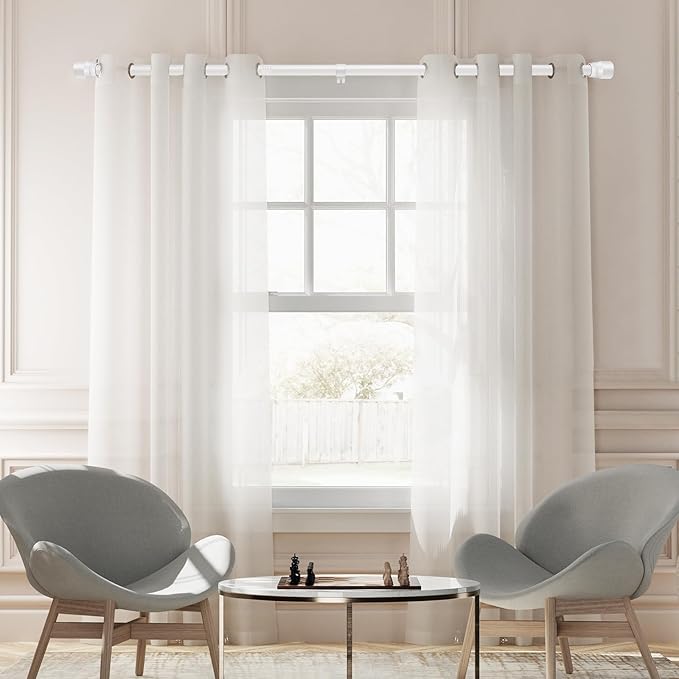 1” Diameter Curtain Rods Itself is 30 to 90 inch 1 Pack Fit 30-84 inch Window - Image 6