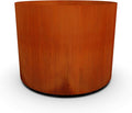 PLANTERCRAFT Corten Steel Metal Planter Box, Round Sizes, Modern Garden Steel by Plantercraft