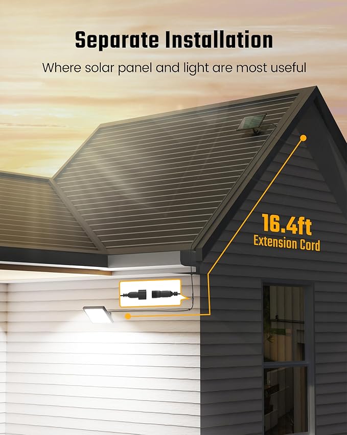 SUPERDANNY Solar Outdoor Flood Lights - Image 5