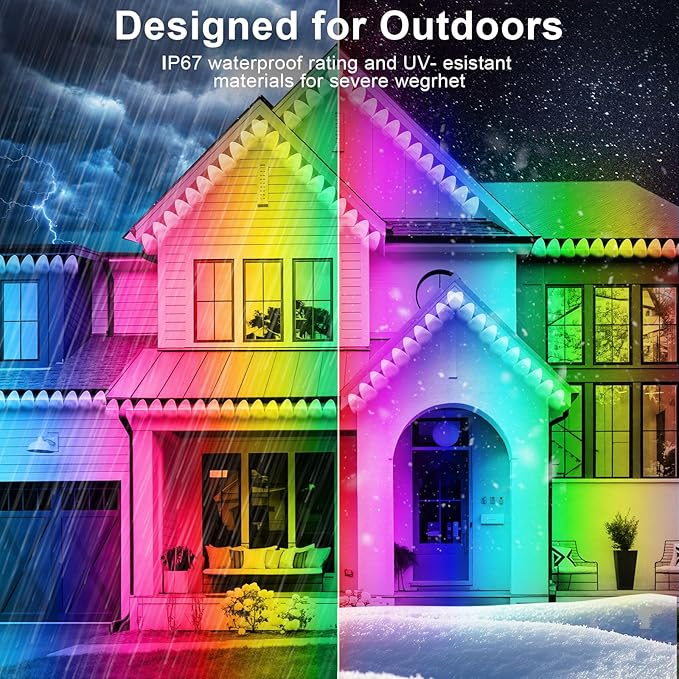 FBZ 150FT Permanent Outdoor RGB Lights - Image 4