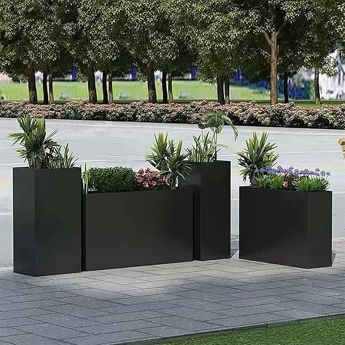 Galvanized Steel Metallic Heavy Planter - Image 7
