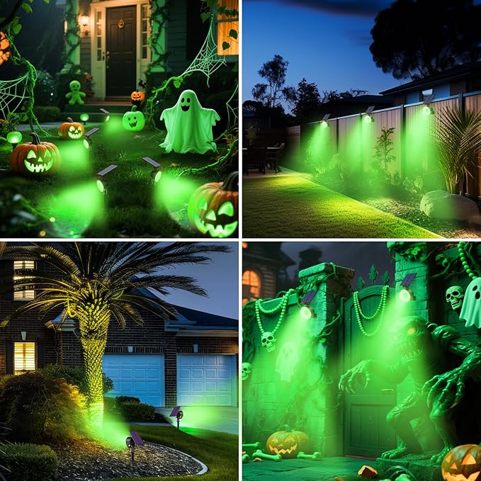 nipify 4 Pack Solar Lights Outdoor Waterproof, 53 LED Solar Spot Lights - Image 7
