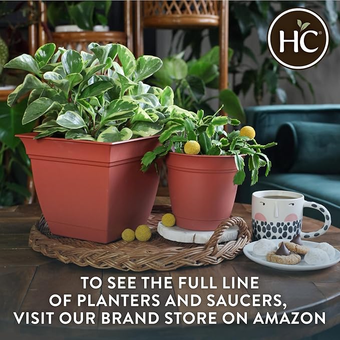 The HC Companies 16 Inch Eclipse Round Planter Pots - Image 8
