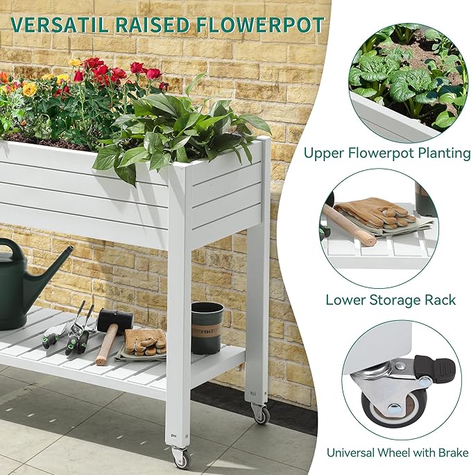 YITAHOME 3.6x1.5x2.8 FT Elevated Garden Bed Kit - Image 4