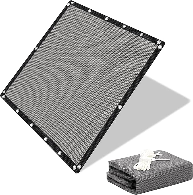 EMERIT 90% Shade Cloth Sun Shade Fabric Privacy Screen Shade Cover by eMERIT