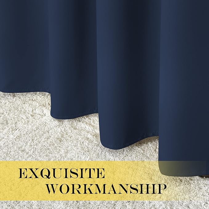 NICETOWN Blackout 110 inch Sliding Door Curtain, Grommet Thermal Insulated Room - Image 7