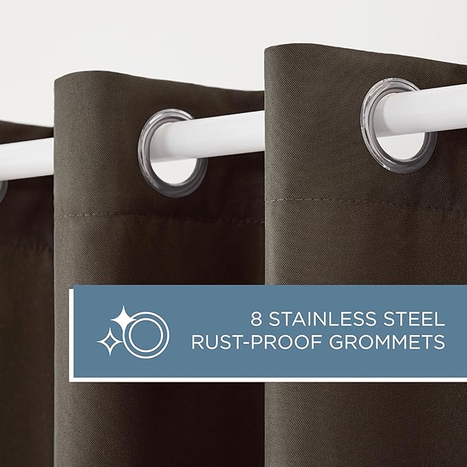 TOWN & COUNTRY ΒASICS Cabana Solid Heavyweight Indoor Outdoor Curtains - Image 10