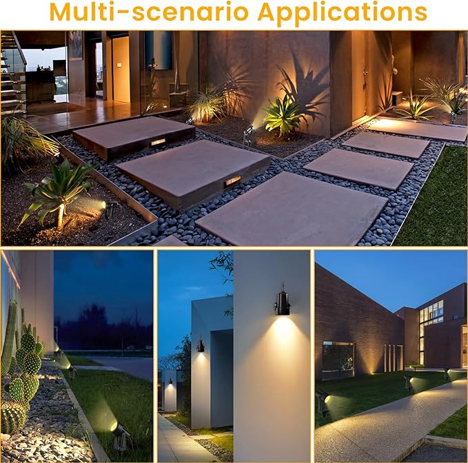 Low Voltage Landscape Lighting, 10 Pack Outdoor LED Landscape Spotlights - Image 7