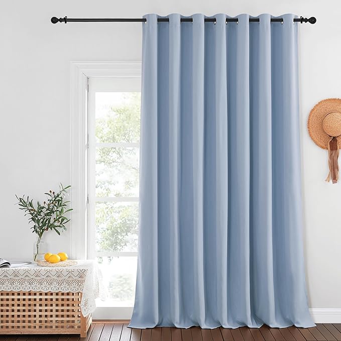 NICETOWN Vintage Blue Blackout Curtains by NICETOWN