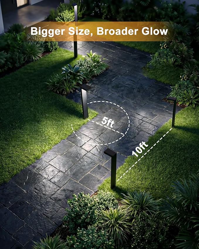 Low Voltage Landscape Lights, 8 Pack Outdoor LED Pathway Light, Wired Path - Image 8
