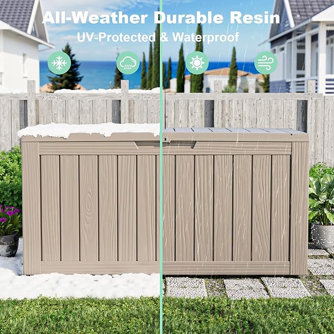 ROJIK Outdoor Storage Housing Deck Box - Image 4