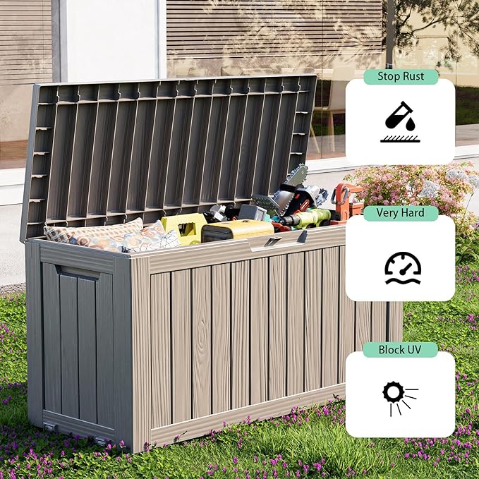 ROJIK Outdoor Storage Housing Deck Box - Image 7