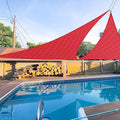 E&K Sunrise 27' x 27' x 27' Sun Shade Sail Triangle Canopy Shade Cover UV Block by EKSUNRISEINC