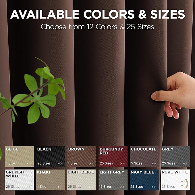 Joydeco Blackout Patio Sliding Door Curtains 84 Inches Long, Grommet Privacy - Image 8