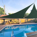 E&K Sunrise 10' x 10' x 10' Sun Shade Sail Triangle Canopy Shade Cover UV Block by EKSUNRISEINC